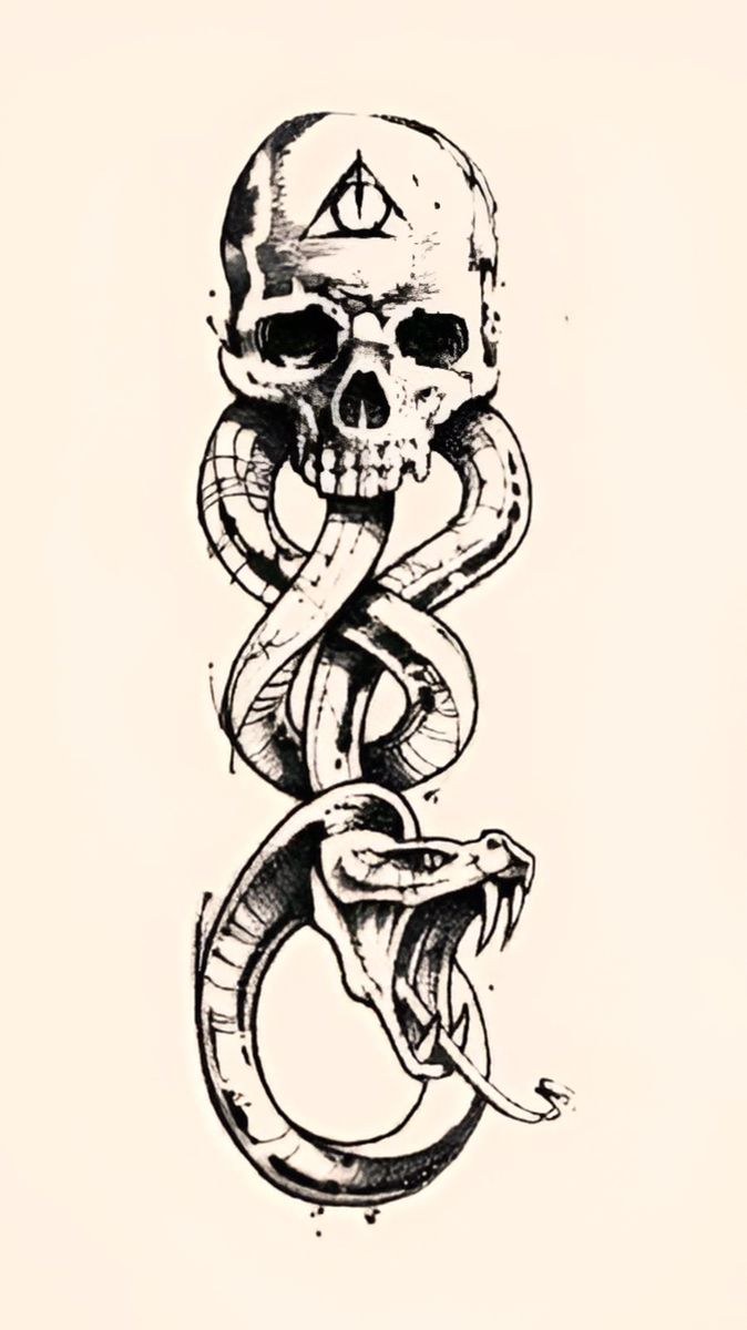 Caveira e Serpente