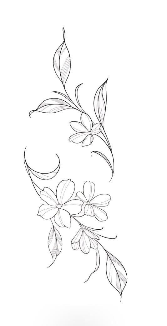 Ramo Floral Fine Line