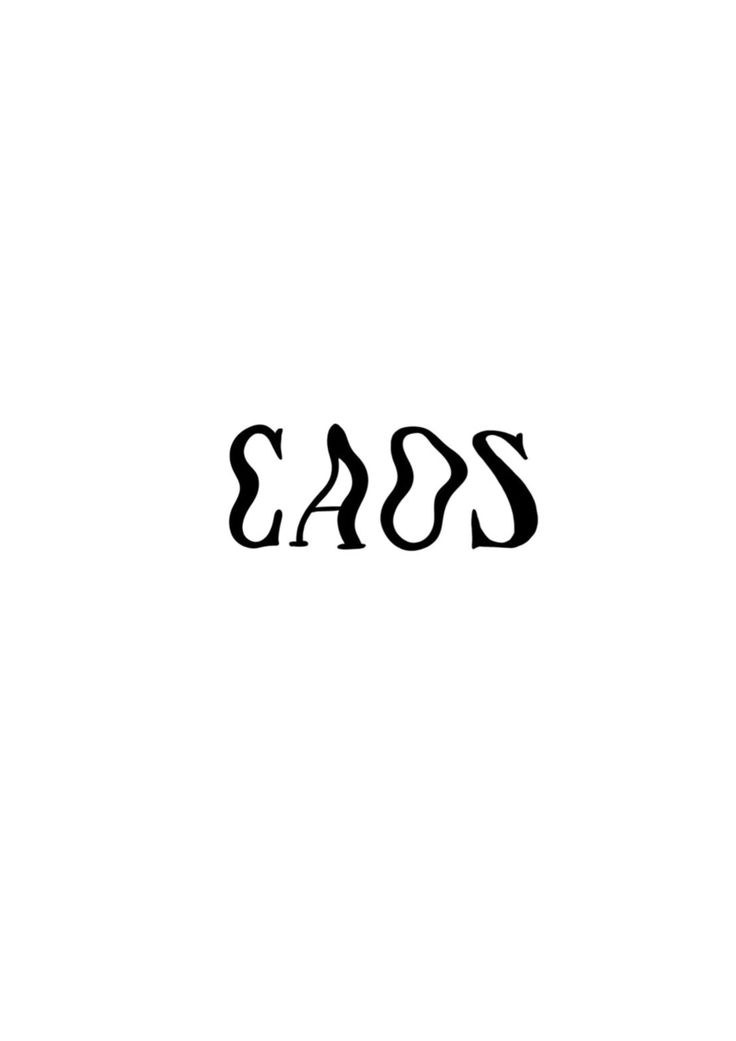 Lettering Caos