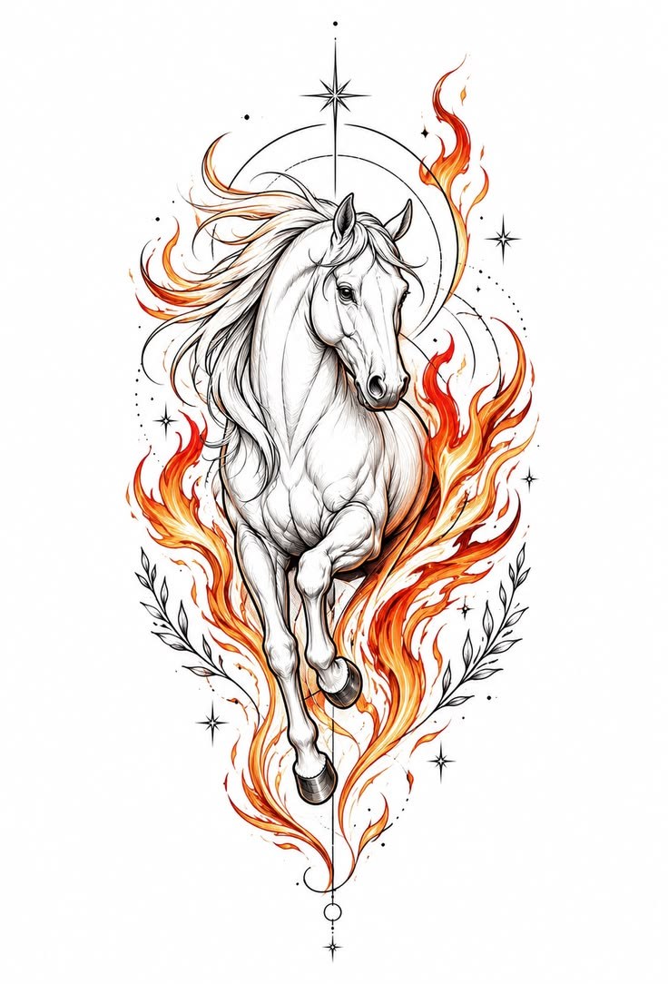 Cavalo em Chamas