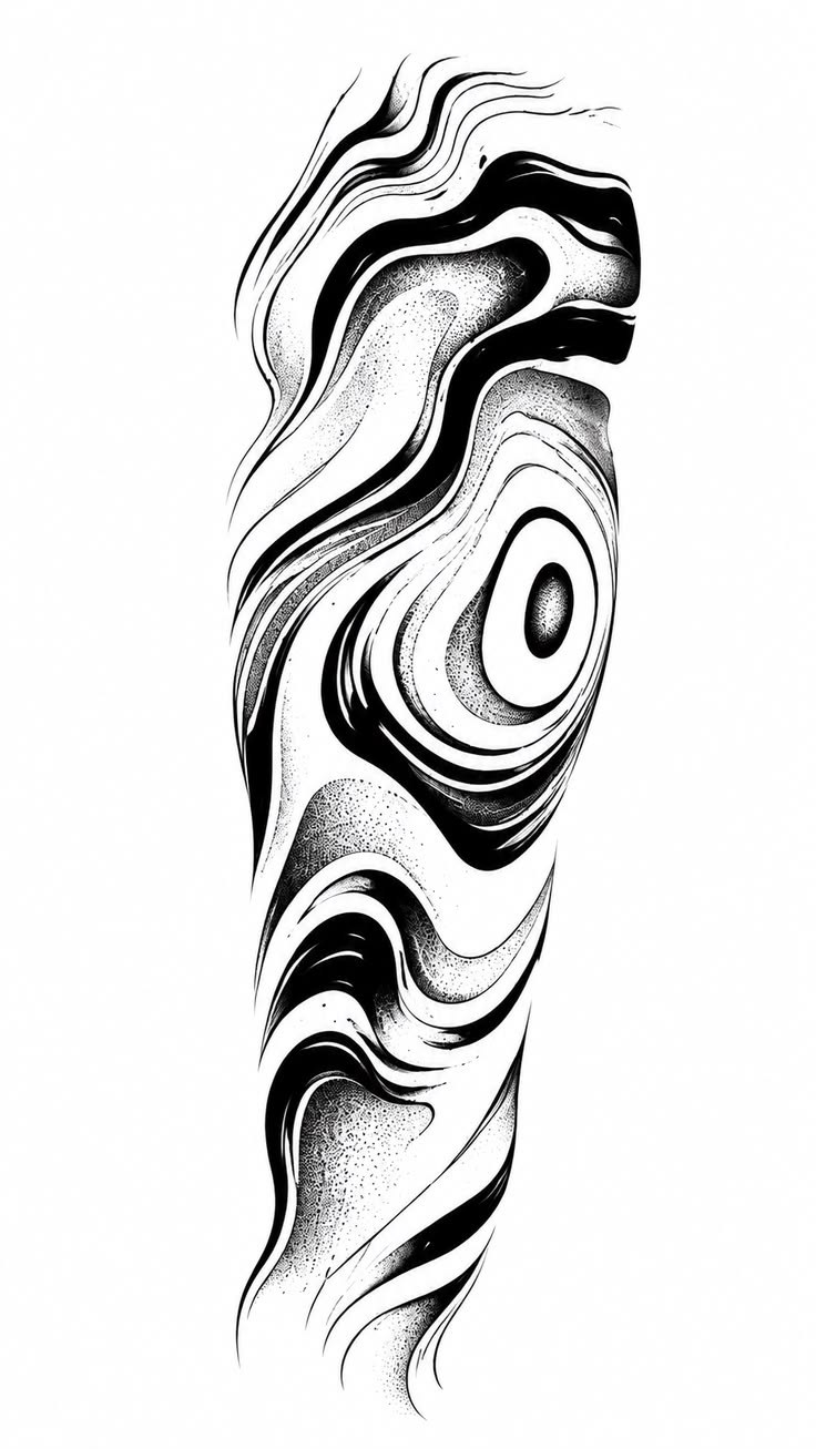 Abstrato em Blackwork