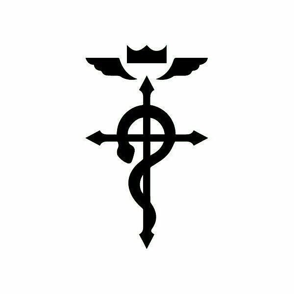 Cruz com Serpente e Coroa