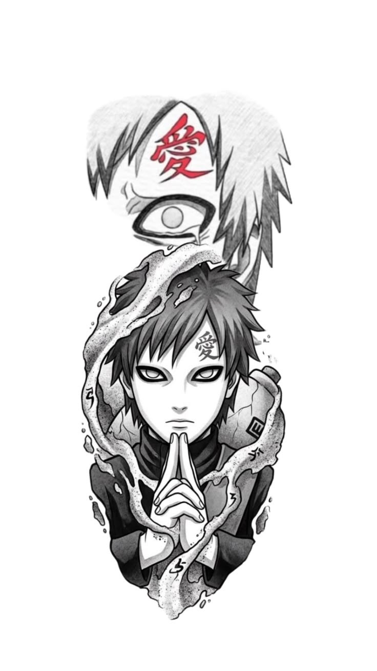 Personagem de Anime com Areia