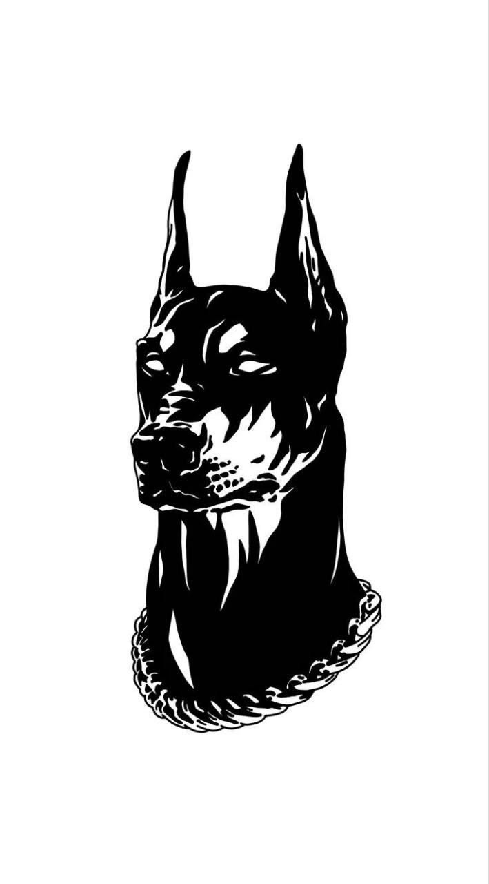 Doberman Blackwork