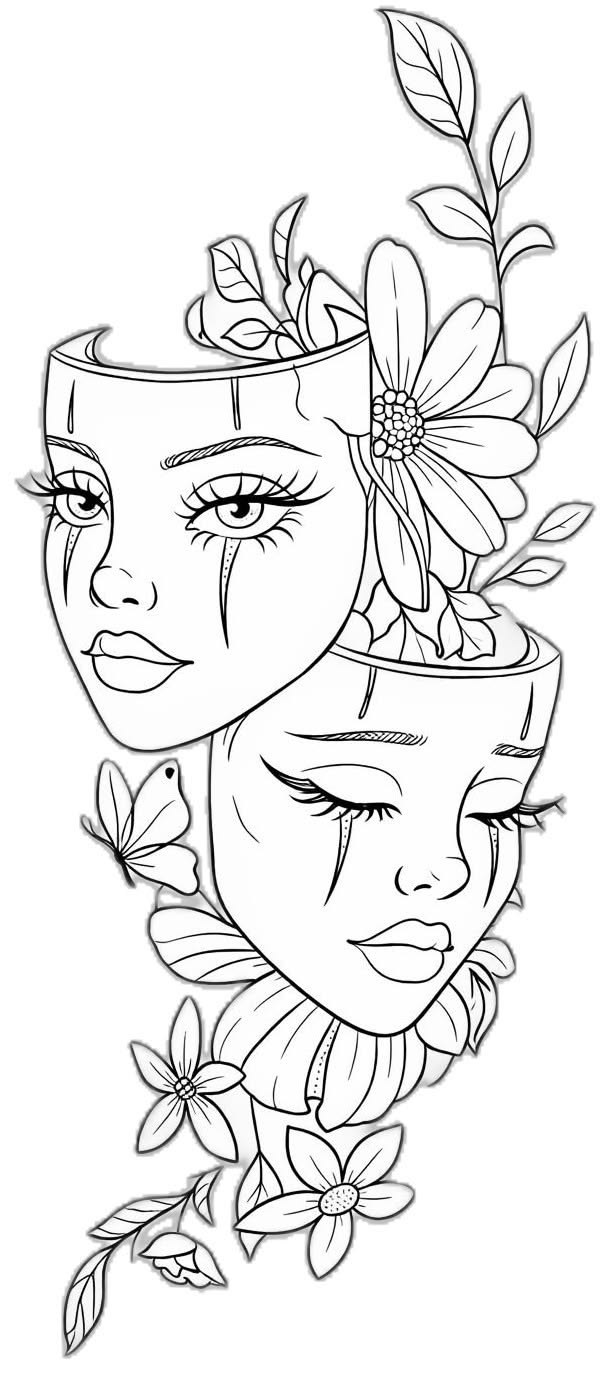 Máscaras e Flores